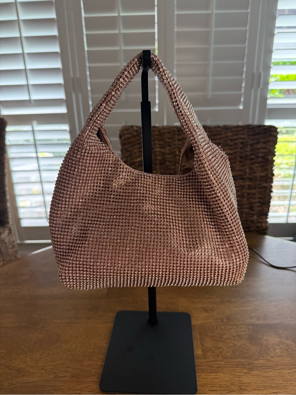 I.N.C. International Concepts Crystal Rose Gold Bag